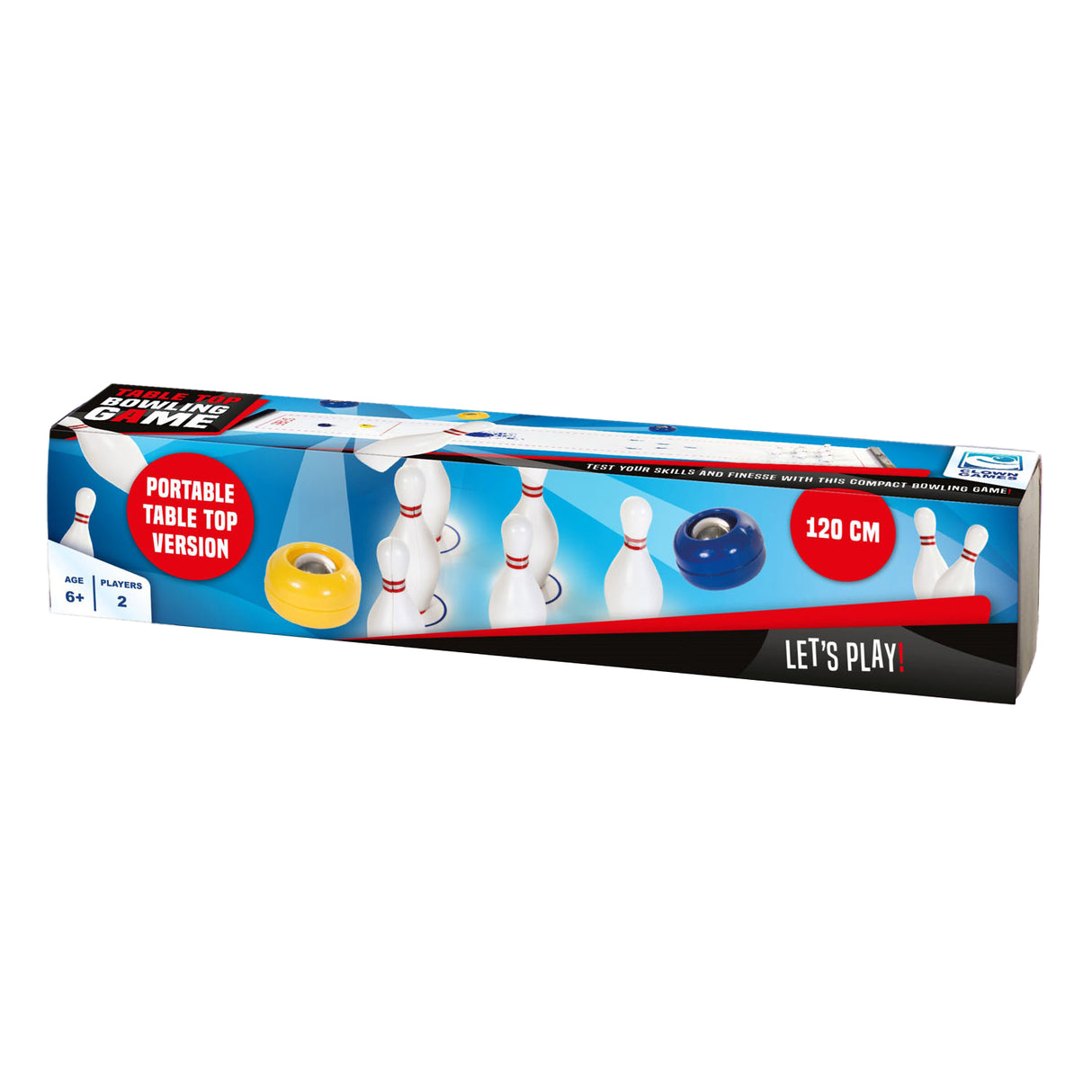 Klovnespil Bord Bowling Spil, 120cm