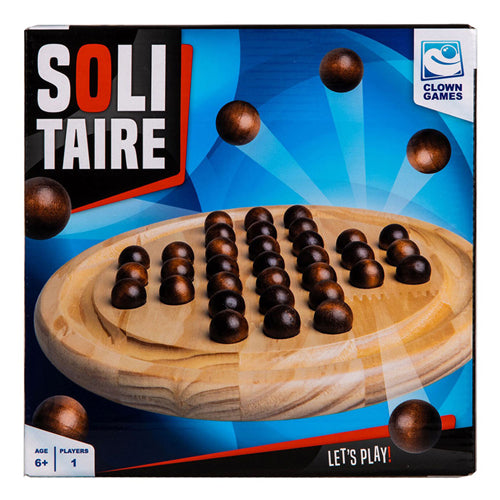 Klovnespil solitaire træbrætspil