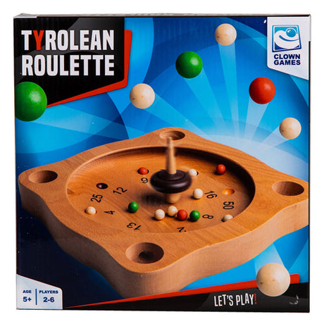 Klovnespil Tyrolsk roulette træbrætspil