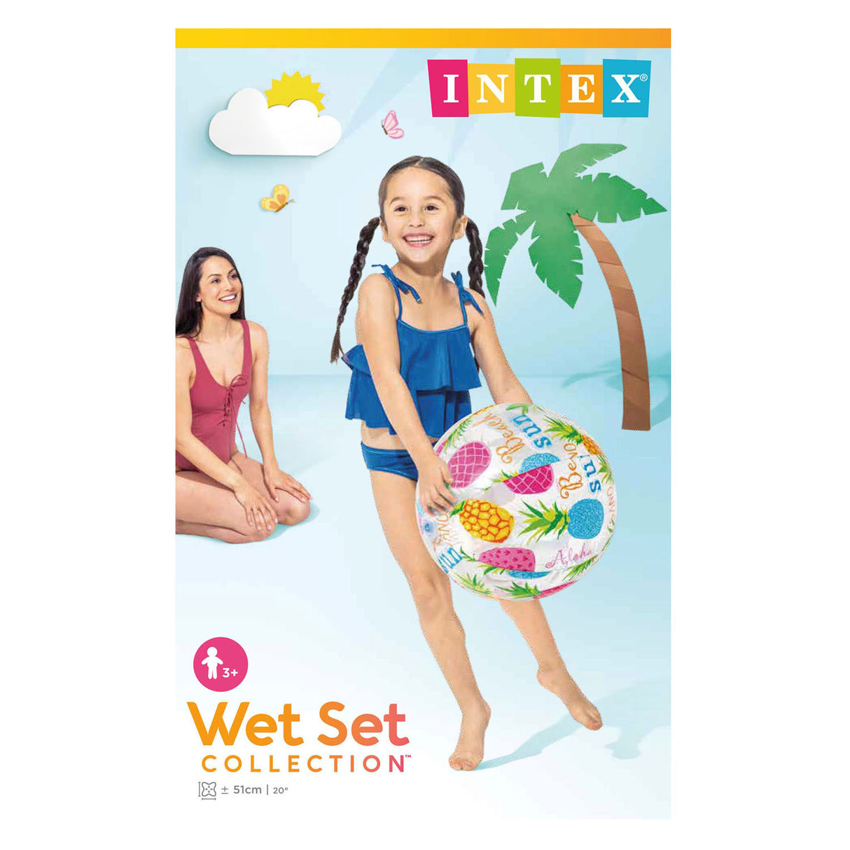Intex badebold livlig, 51cm