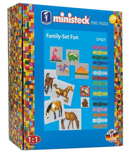 Ministeck familiesæt sjov - xl æske - 1800 stk