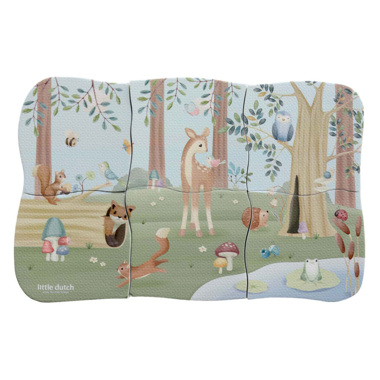 Little Dutch Forest Friends badepuslespil