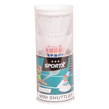 SportX Mini Badminton Shuttles i Tube, 3ST.
