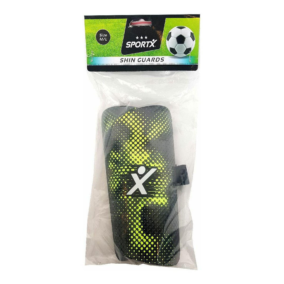 Sportx Shin Protectors Green Black
