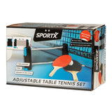 SportX rulle bordtennisnetværk med 2 flagermus