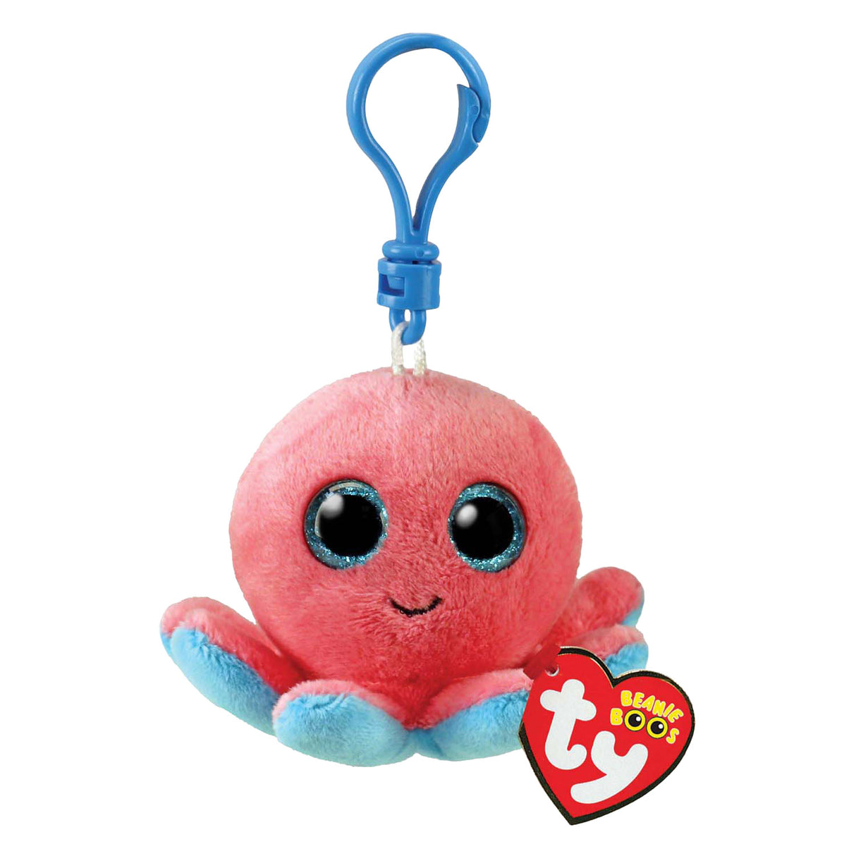 Ty beanie boo's clip sheldon blæksprutte, 7 cm