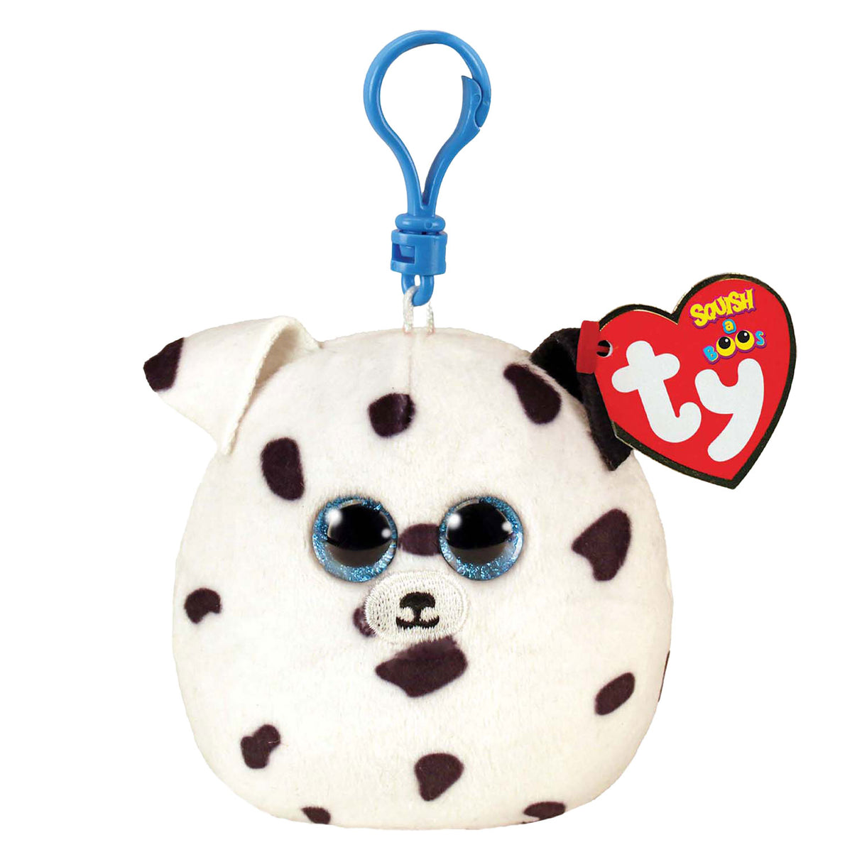 Ty beanie ty squish a boo clips hente hund, 8 cm