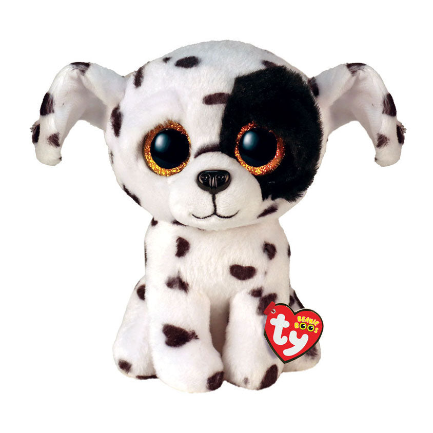 Ty beanie boo's luther dalmatiner, 15 cm