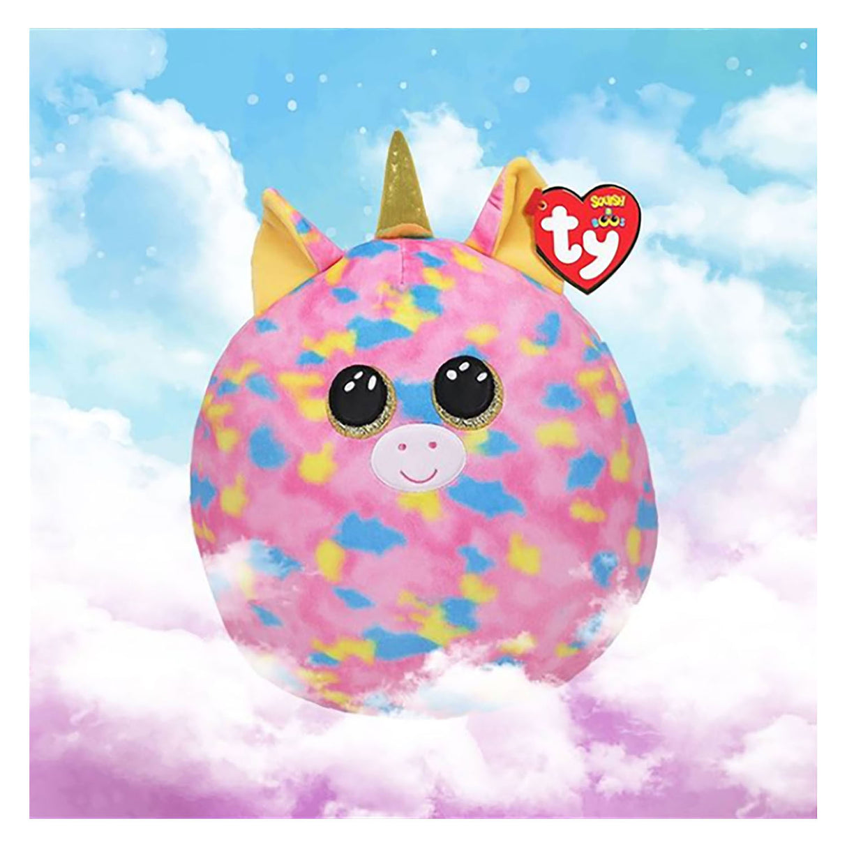 Ty beanie ty squish a boo fantasia enhjørning, 20 cm