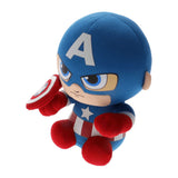 Ty beanie babyer marvel captain america blød, 15 cm