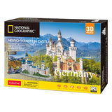 Cubic sjov national geographic - 3d puslespil - 3d puslespil på Neuschwanstein Slot