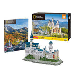 Cubic sjov national geographic - 3d puslespil - 3d puslespil på Neuschwanstein Slot