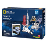 Kubisk sjovt 3d-puslespil national geografisk rummission