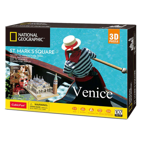 Kubisk sjovt 3d-puslespil på Piazza San Marco (2010315)