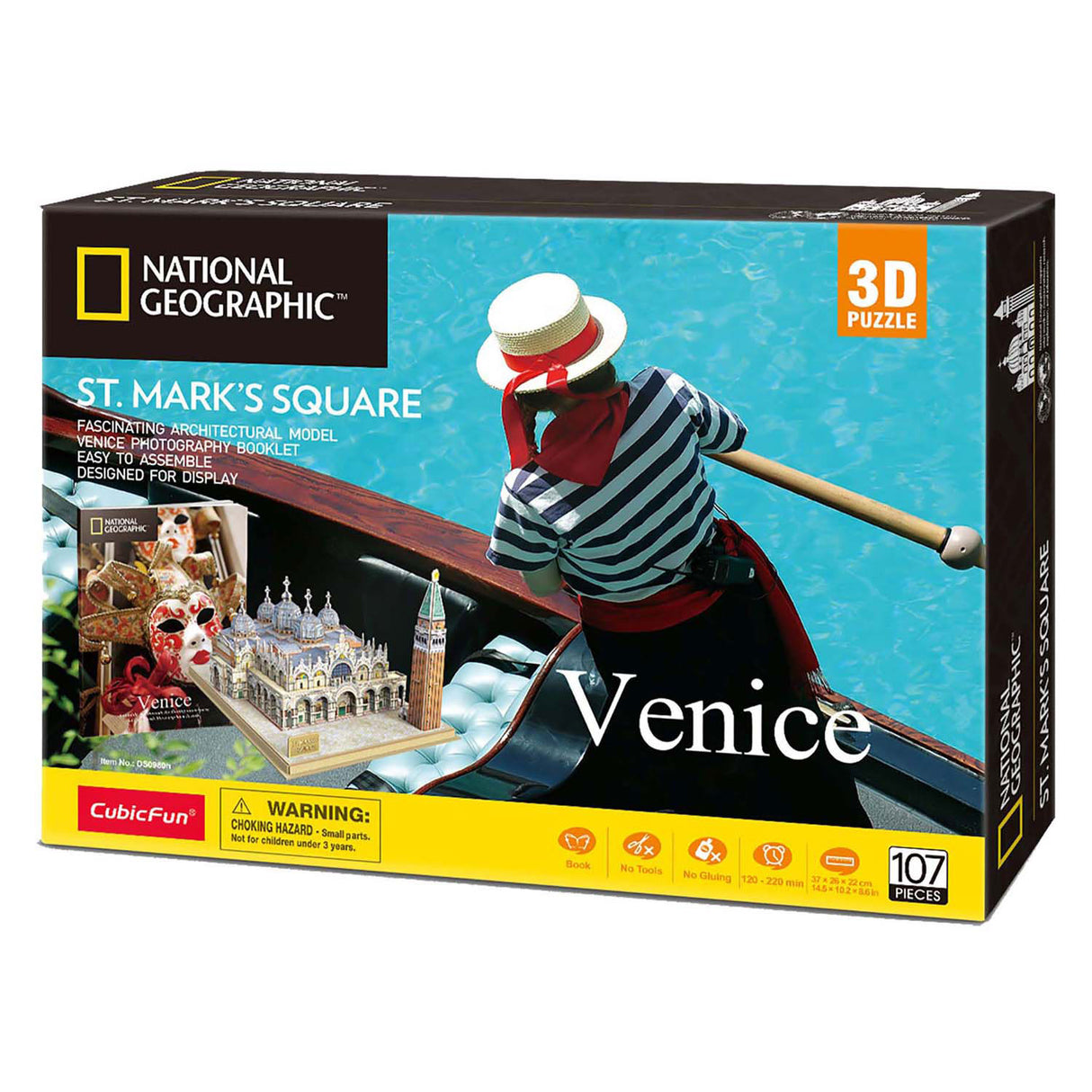 Kubisk sjovt 3d-puslespil på Piazza San Marco (2010315)