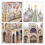 Kubisk sjovt 3d-puslespil på Piazza San Marco (2010315)