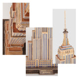 Kubisk sjovt 3d-puslespil National Geografisk Empire State Building