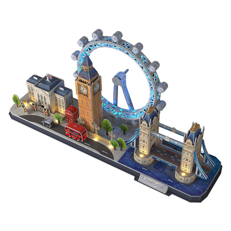 Cubic fun 3d puslespil city line london led (2010331)