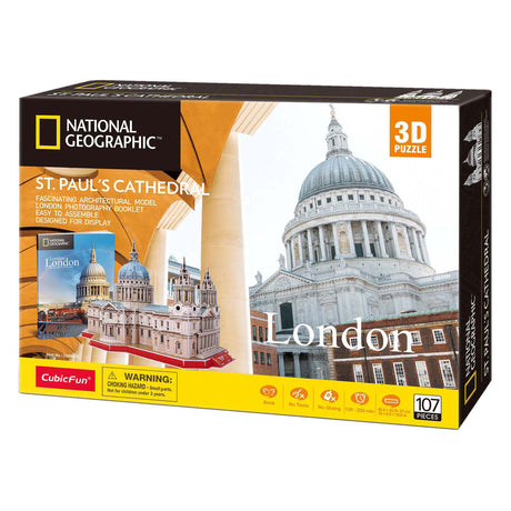 Cubic fun national geographic - 3d puslespil - Saint Paul's Cathedral