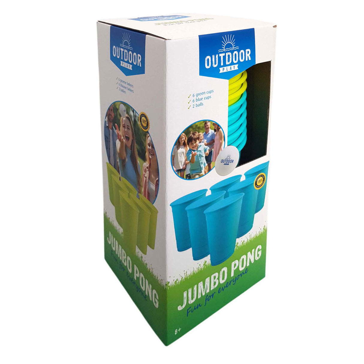 Udendørs lege jumbo pong, jumbo beer pong til udendørs