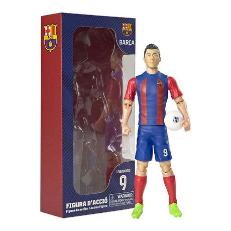 Sockers fodboldfigur FC Barcelona Robert Lewandowski, 20 cm