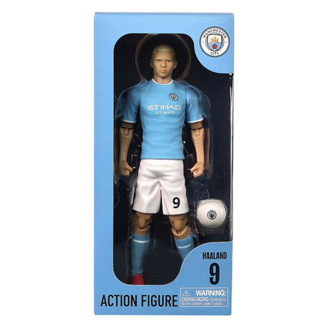 Ty fodboldfigur Manchester Ci Erling Haaland, 20cm