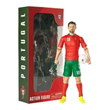 Fodboldfigur Portugal Bernardo Silva, 20 cm