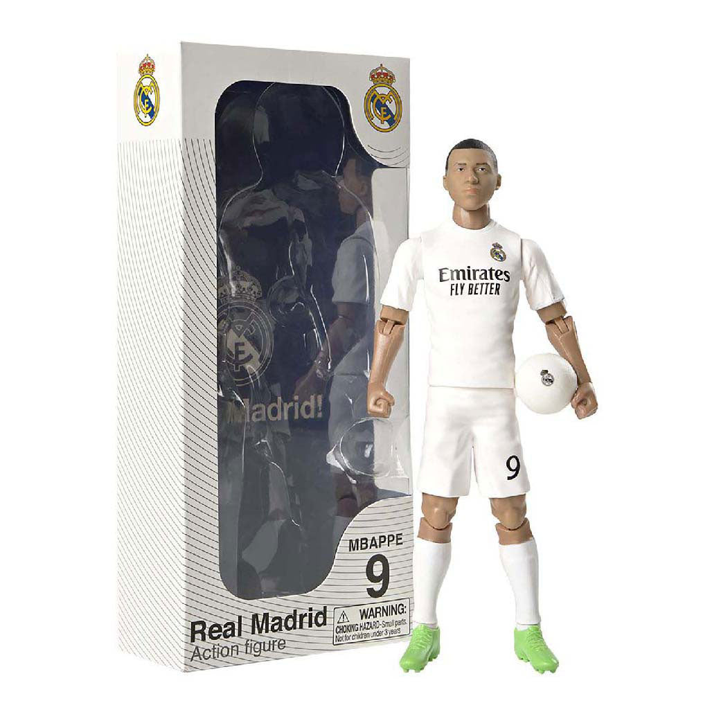 Fodboldfigur real madrid kylian mbappe, 20 cm