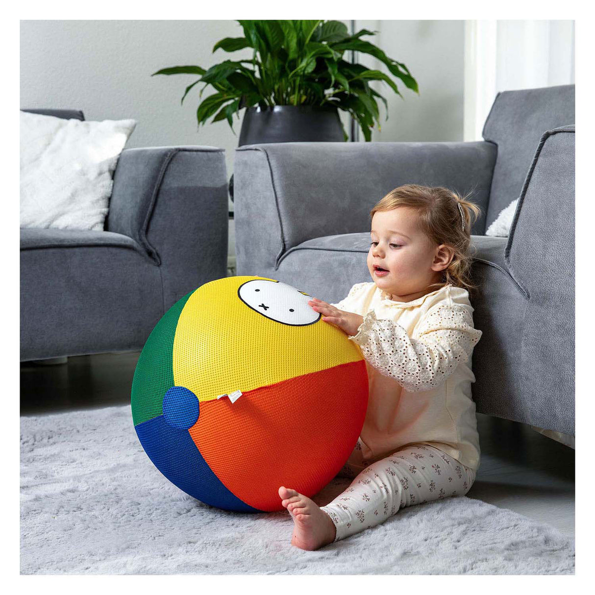 Van der Meulen Miffy oppustelig netkugle 40 cm