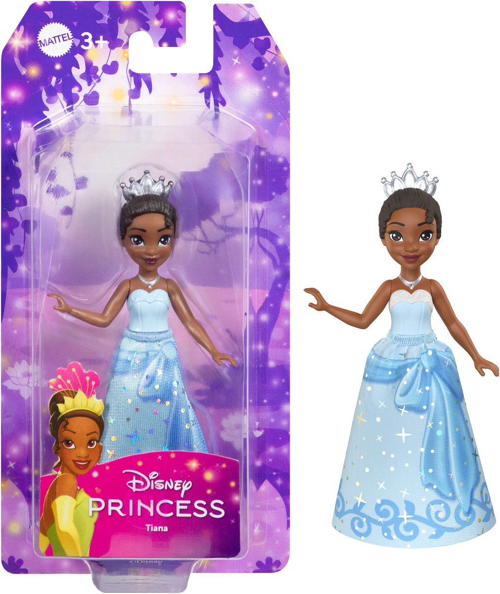 Disney prinsesse tiana kerne lille dukke, lille dukke, kvinde, 3 år, drengepige, 95,4 mm, 50 g