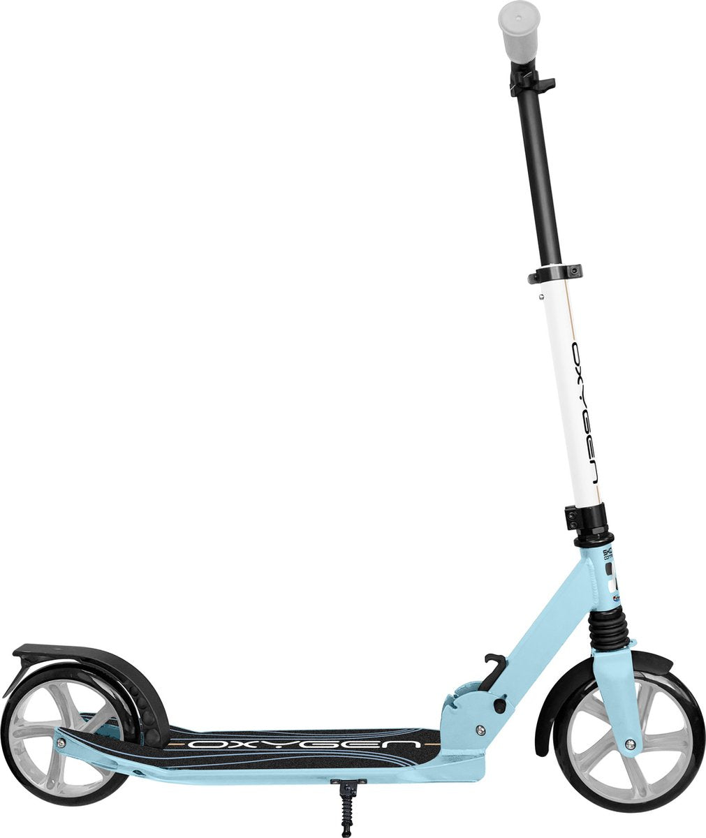 Skids control oxygen 2-wheel children's scooter foldable foot brake blue