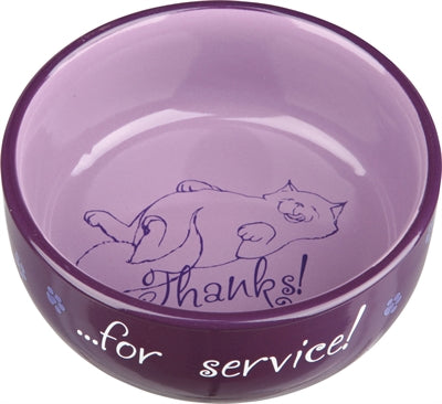 Trixie madskål tak for service assorteret