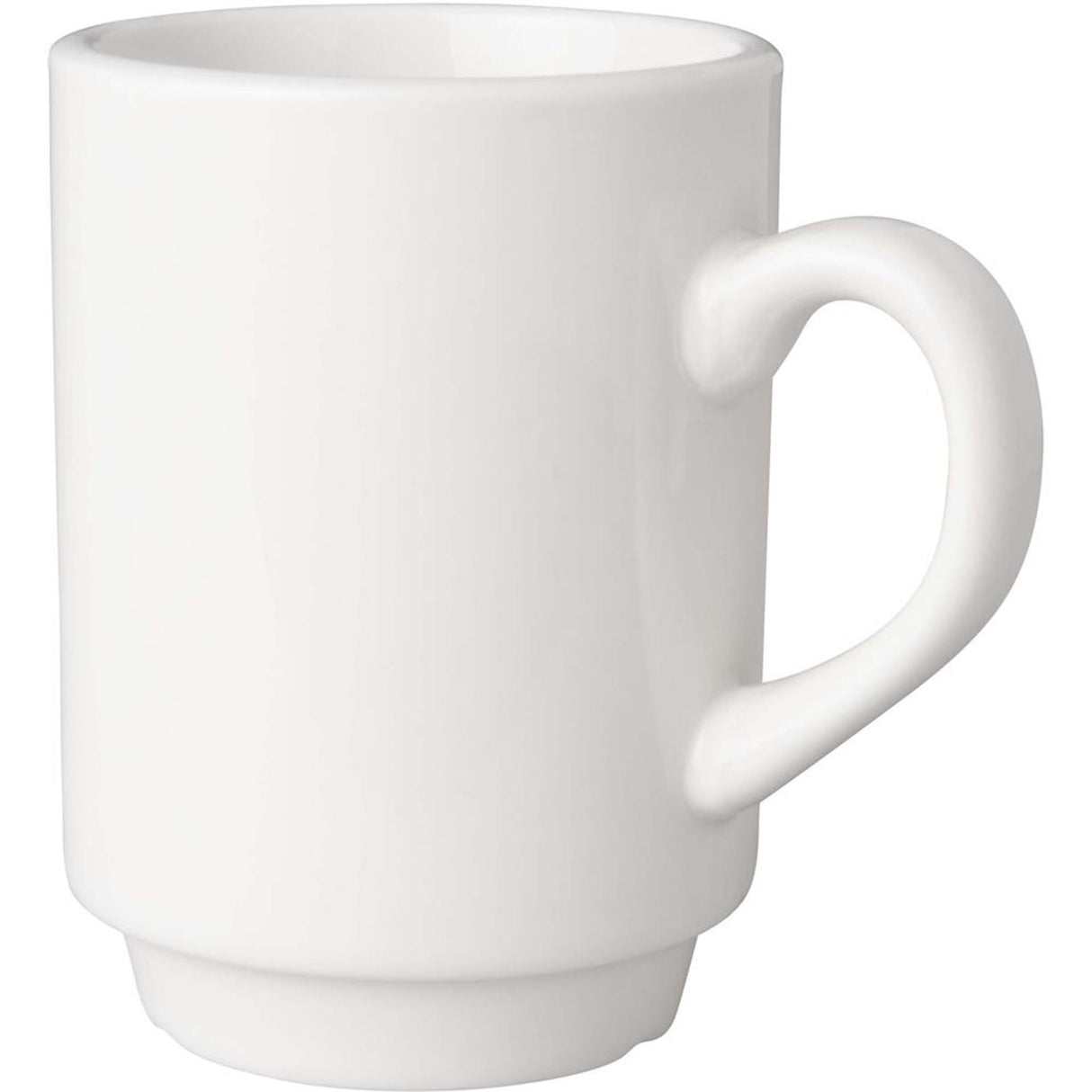 Mammoet automat krus budgetline porcelæn 190ml hvid (sæt med 12) dia6,5xh9cm