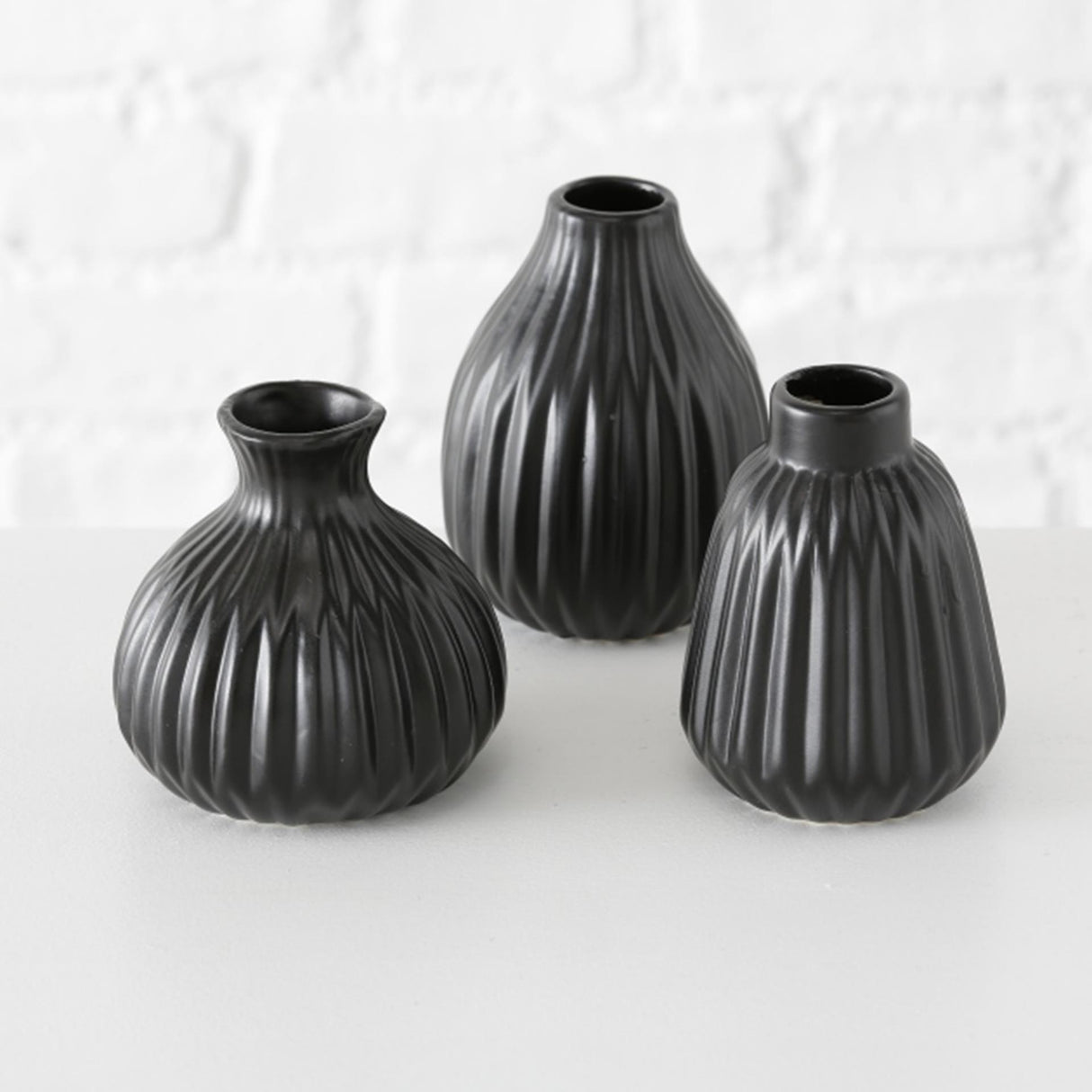 Boltze home vase esko h12cm dia 9 cm