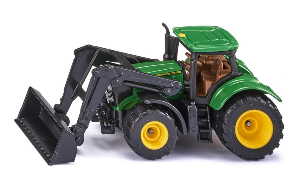 Siku 1395 John Deere traktor med frontlæsser 93x35x42mm
