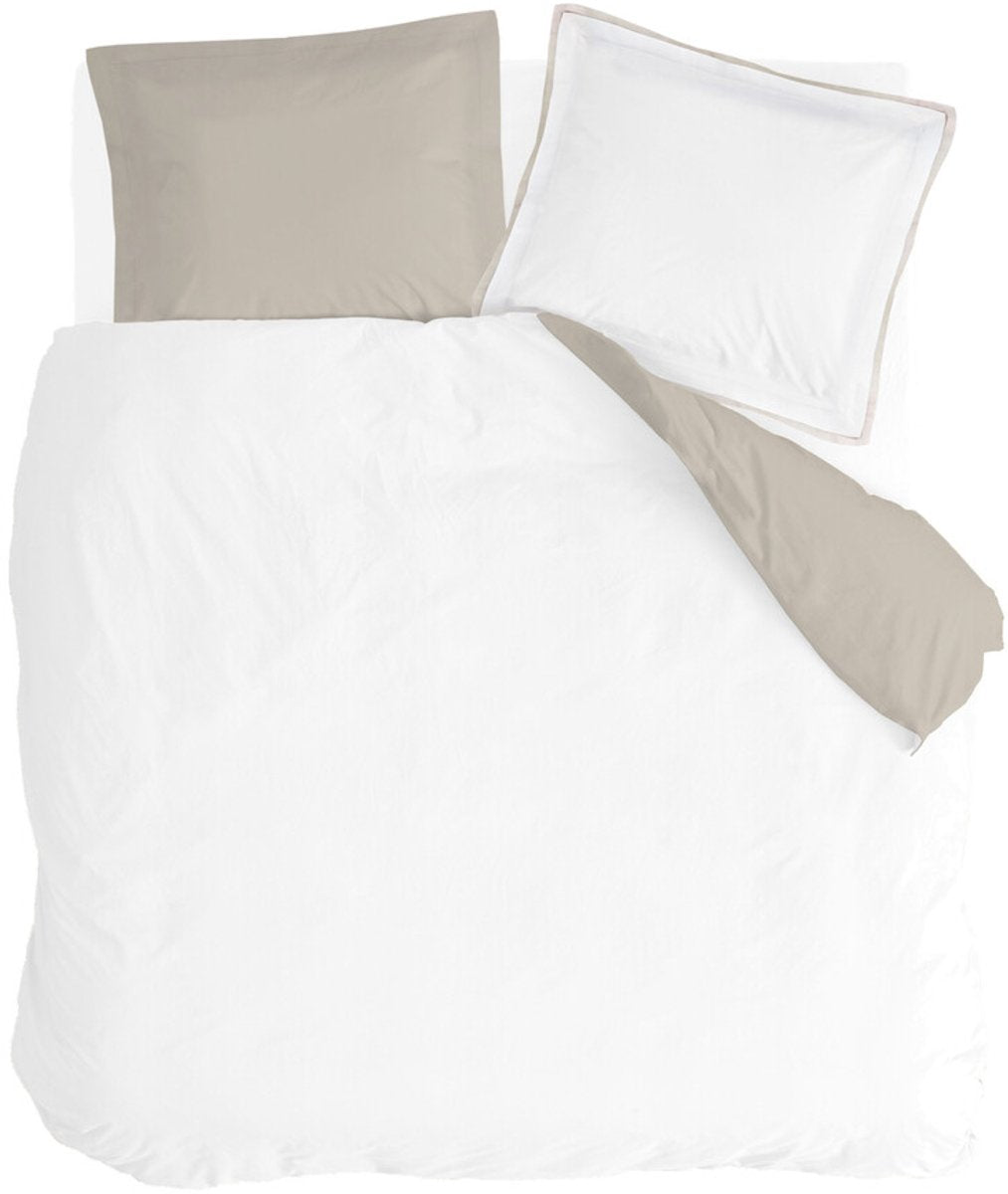 Walra dekbedovertrek classy tencel - 200x220 - 65% tencel 35% katoen bci - off white beige