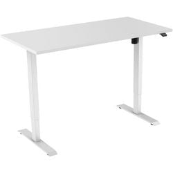 Sidde-stå skrivebord euroseats 1-motor hvid metal
