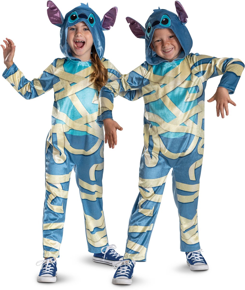 Disguise disney stitch - stitch mummy classic dress xs (3-4 år)