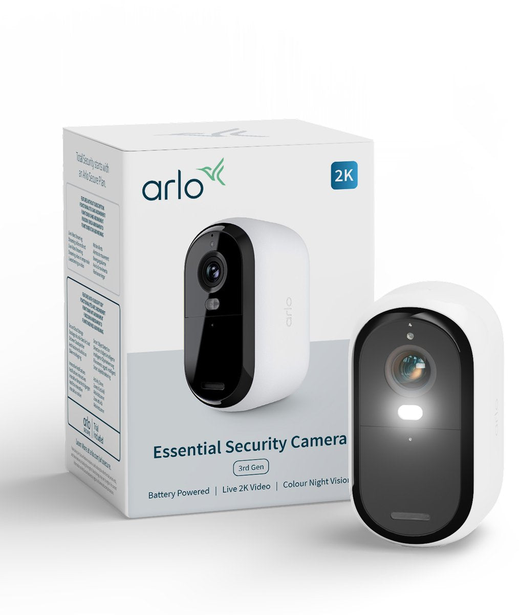 Arlo essential3 2k sikkerhedskamera - 1 IP-kamera