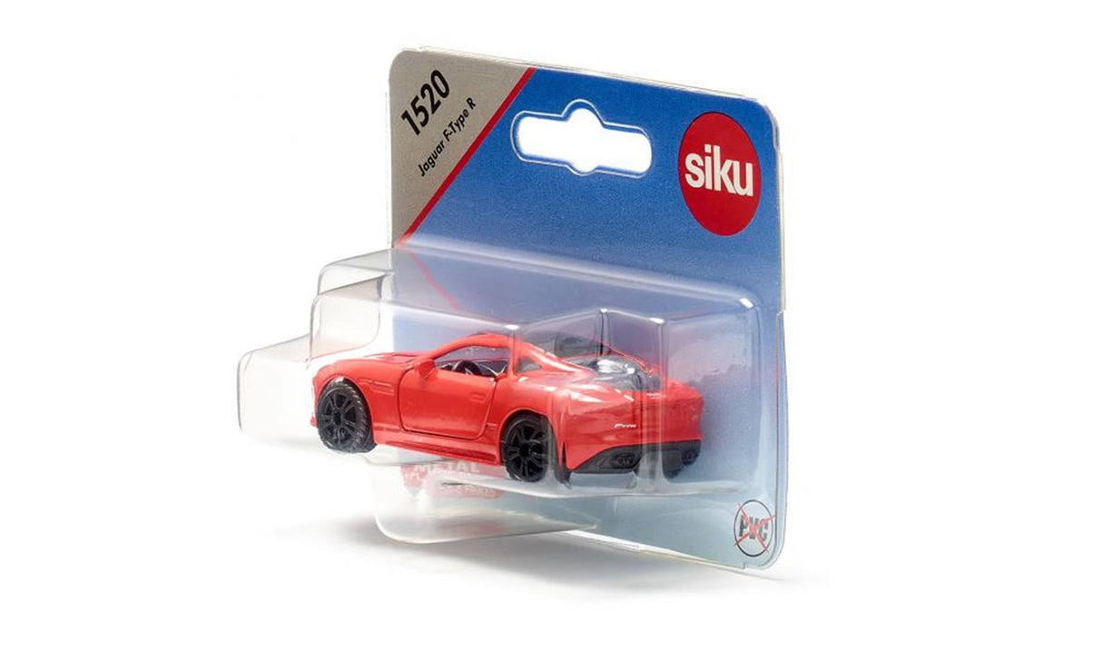 Siku 1520 jaguar f-type r 77x34x23 mm metallisk rød