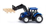 Siku 1544 New Holland traktor med frontlæsser og palle