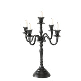 Boltze home lysestage victoria ã˜30xh40cm sort aluminium (ekskl. stearinlys)