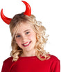 Boland djævlehorn - røde - PVC - diadem - pandebånd - Halloween - karneval