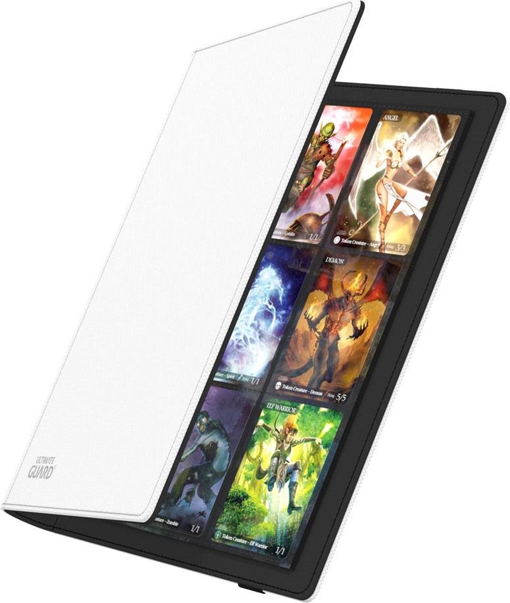 Ultimate guard flexxfolio 360 18-lommers xenoskin - hvid