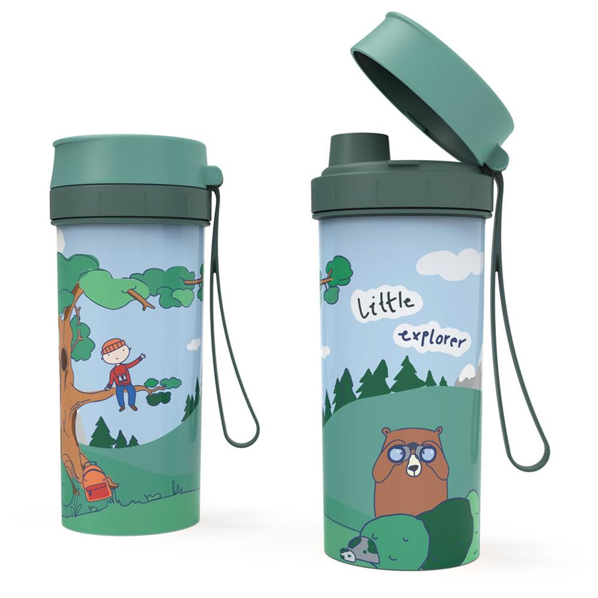 Rotho skolekop to go memory kids 400ml kids explorer boys 76x70x165mm