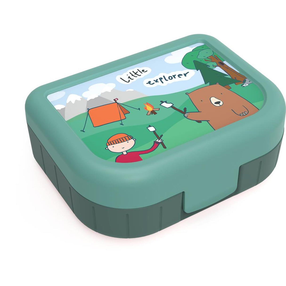 Rotho madkasse to go memory kids 1 liter kids explorer boys 166x133x61mm