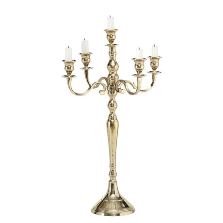Boltze home lysestage guld 37x63cm
