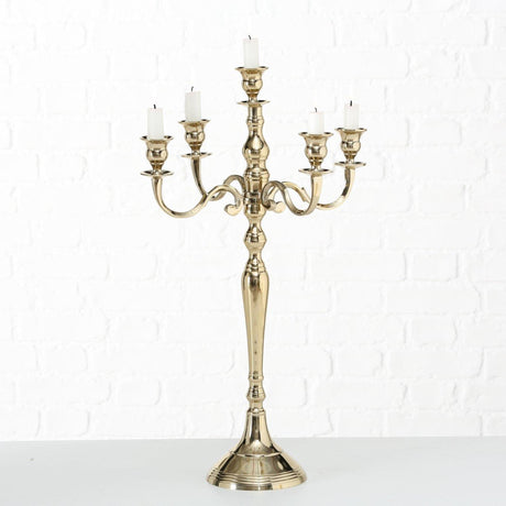 Boltze home lysestage guld 37x63cm