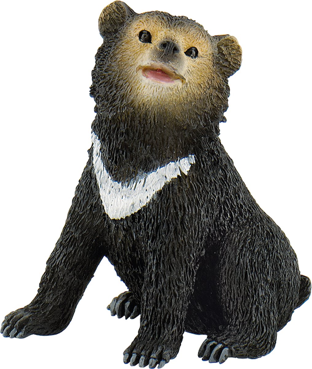 Bullyland 63658 – legefigur og samlerfigur Asiatisk sortbjørneunge – ca. 5,5 cm – naturtro og detaljeret design – ideel som pædagogisk legefigur og lille gave til børn fra 3 år.