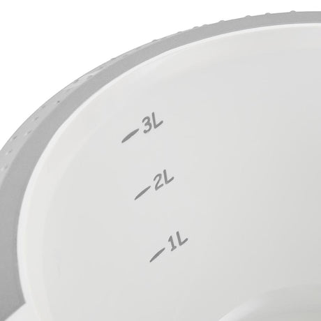 Keeper røreskål anti-skrid 3,5l ã˜26x14cm nordic grey